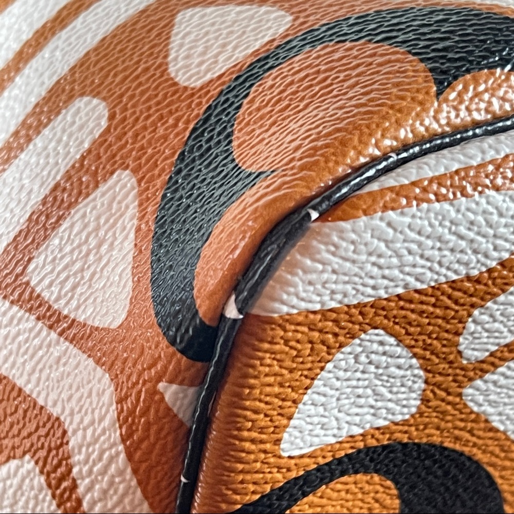 Louis Vuitton Limited Edition Orange/Black Monogram Crafty Neverfull MM … - Picture 6 of 16